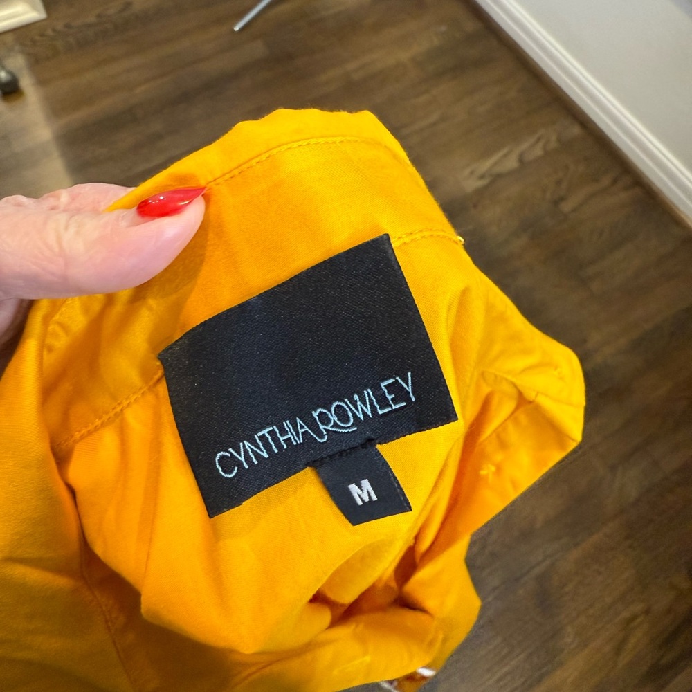 Cynthia Rowley Cecily Scallop Shirt Dress (Medium) No Tags. - Picture 9 of 10